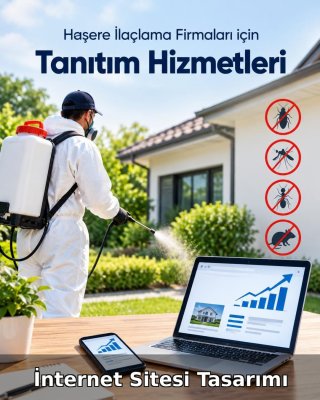 Haşere İlaçlama İnternet Sitesi Tasarımı (Web Tasarım)