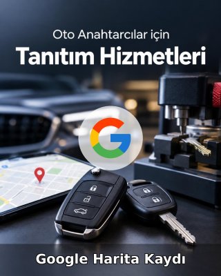 Oto Anahtar Google Harita Kaydı